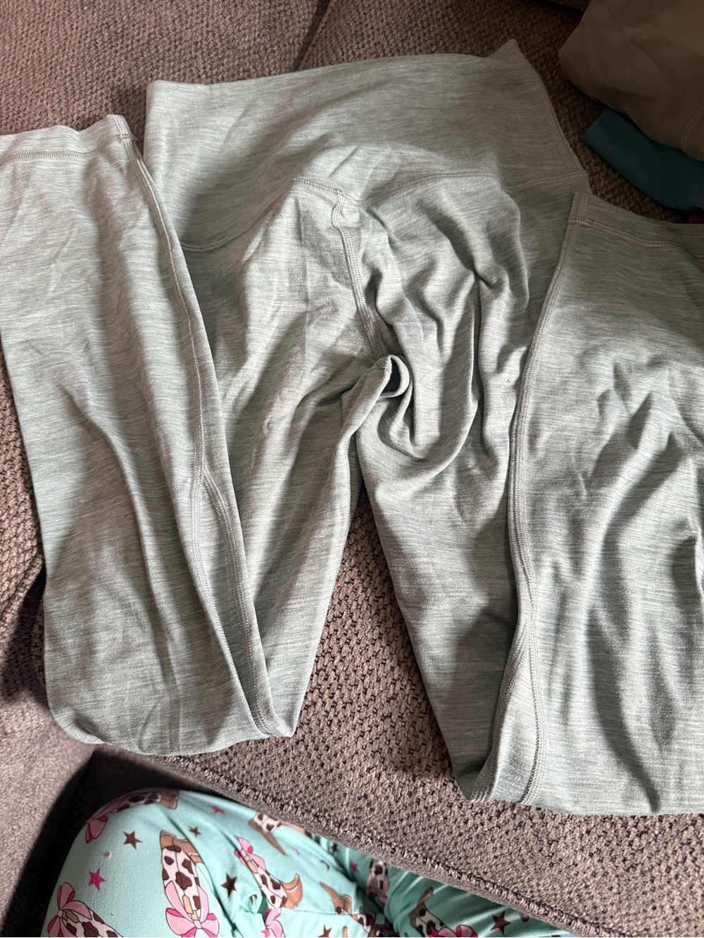 lululemon athletica Light Gray Leggings